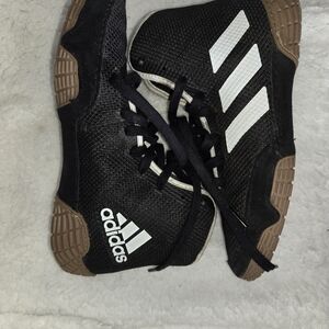 Adidas Black and White Wrestling Shoes